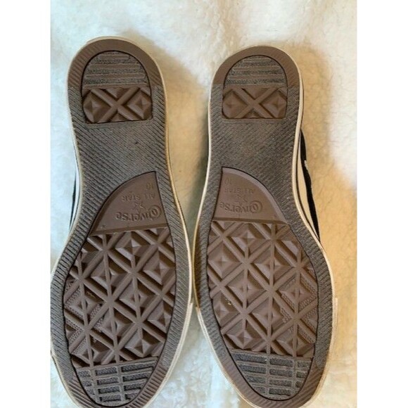 Converse Size 10 Mens All Star Black Sneakers Shoes Low Top Lace Up - Picture 8 of 10